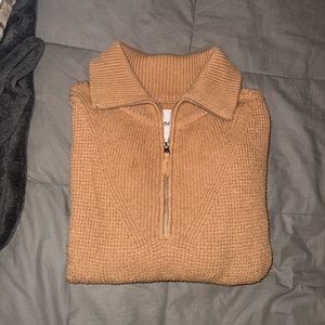 american eagle zip up sweater